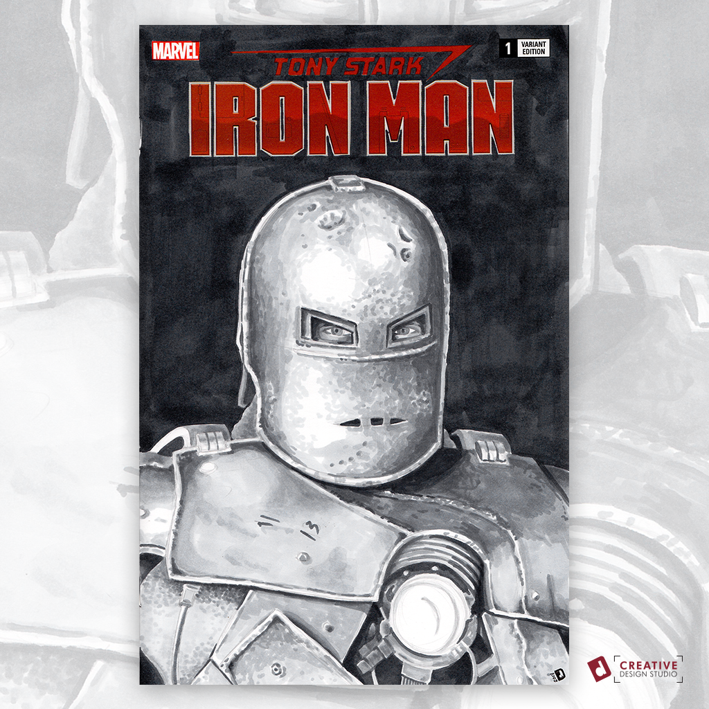 Iron Man Sketch Cover by Duke