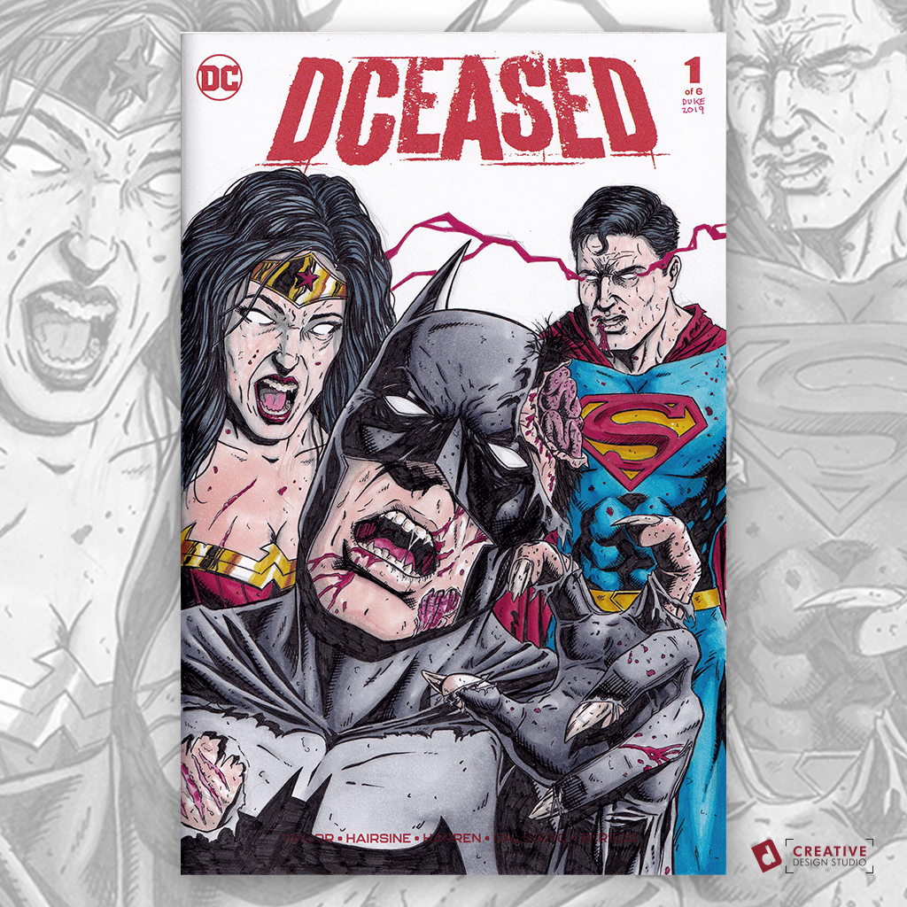 DCeased Sketch Cover by Duke