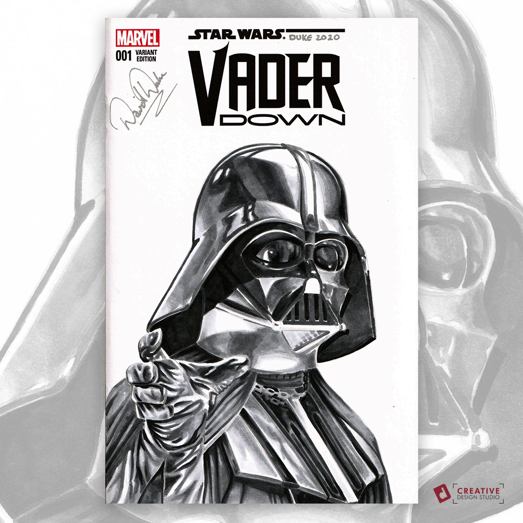 Darth Vader Sketch Cover by Duke