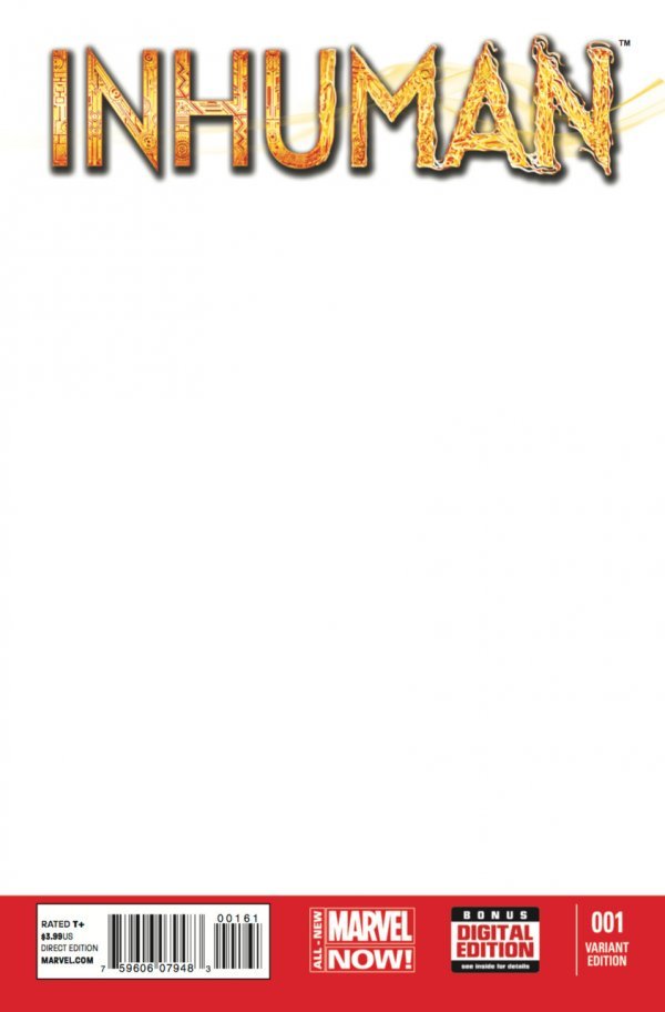 Inhuman #1 blank