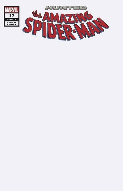 The Amazing Spider-Man #17 blank