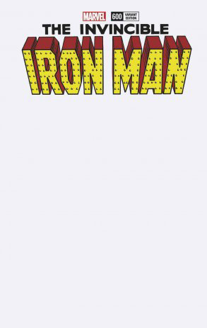Invincible Iron Man #600 blank