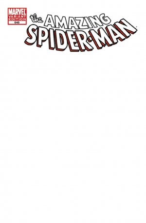 The Amazing Spider-Man #648 blank