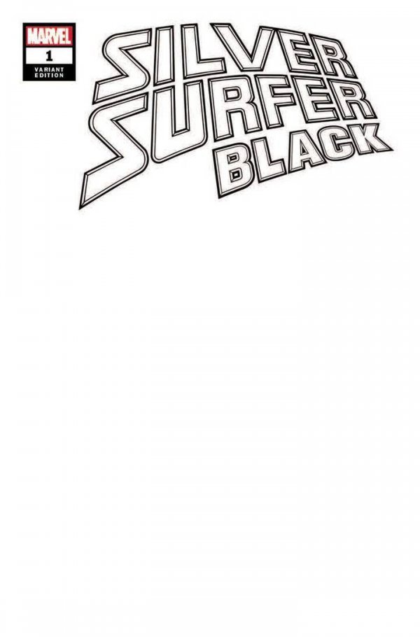 Silver Surfer: Black #1 blank