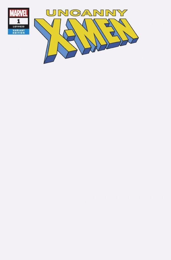 Uncanny X-Men #1 blank