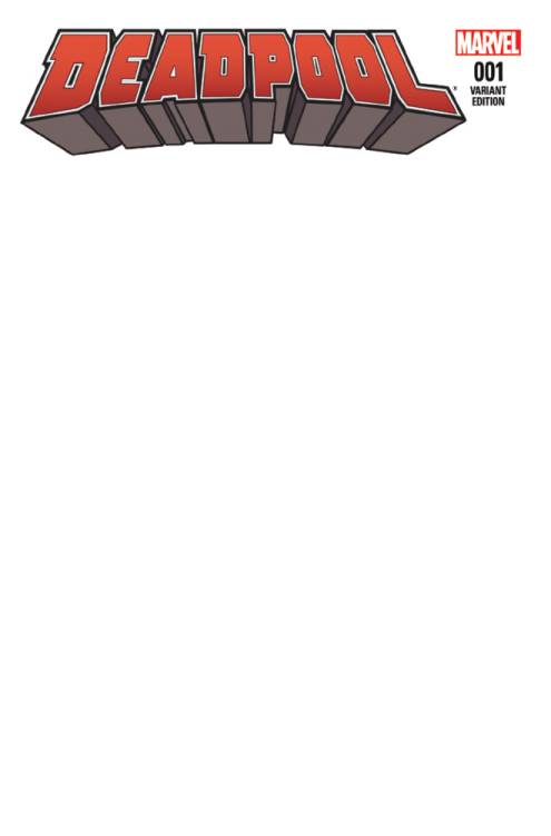Deadpool #1 blank