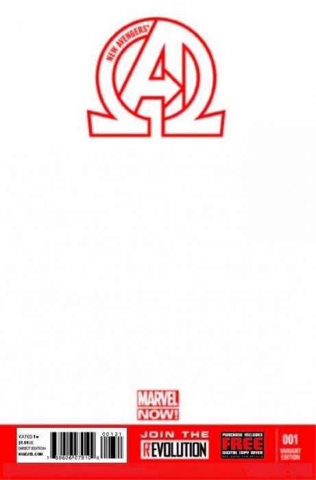 New Avengers #1 blank