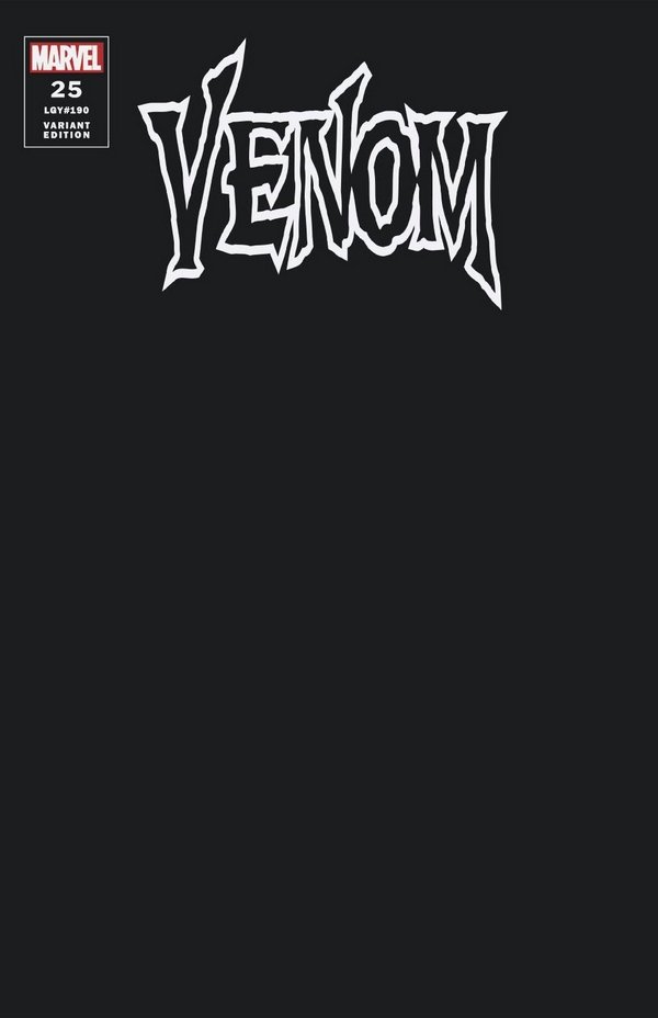 Venom #25 blank
