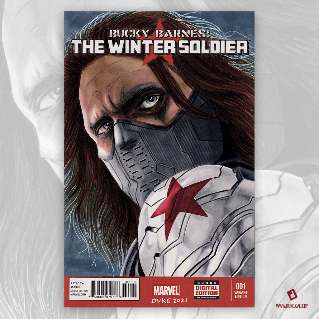 Winter Soldier Sketch Cover by Duke