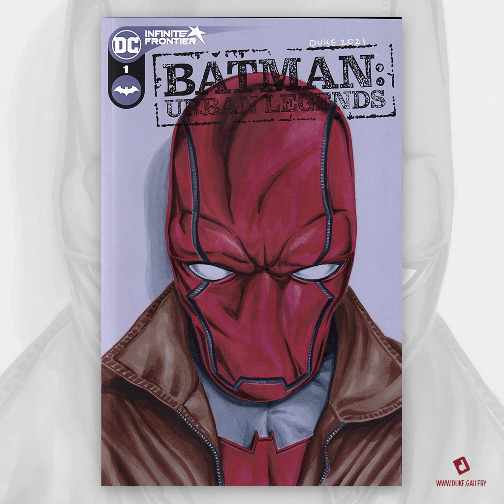 The Red Hood Sketch Cover by Duke