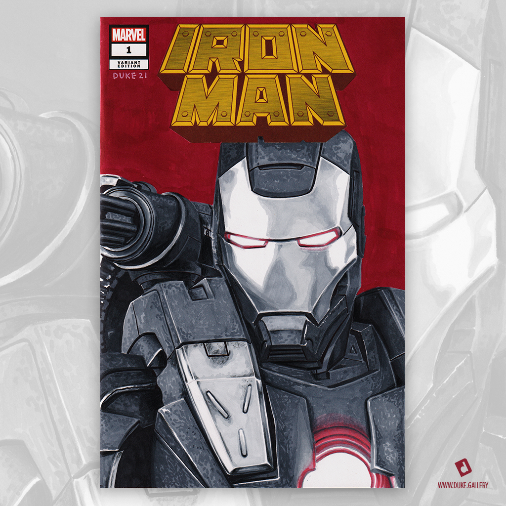 War Machine Sketch Cover by Duke