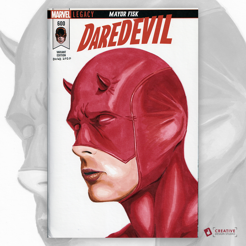 Daredevil Sketch Cover by Duke