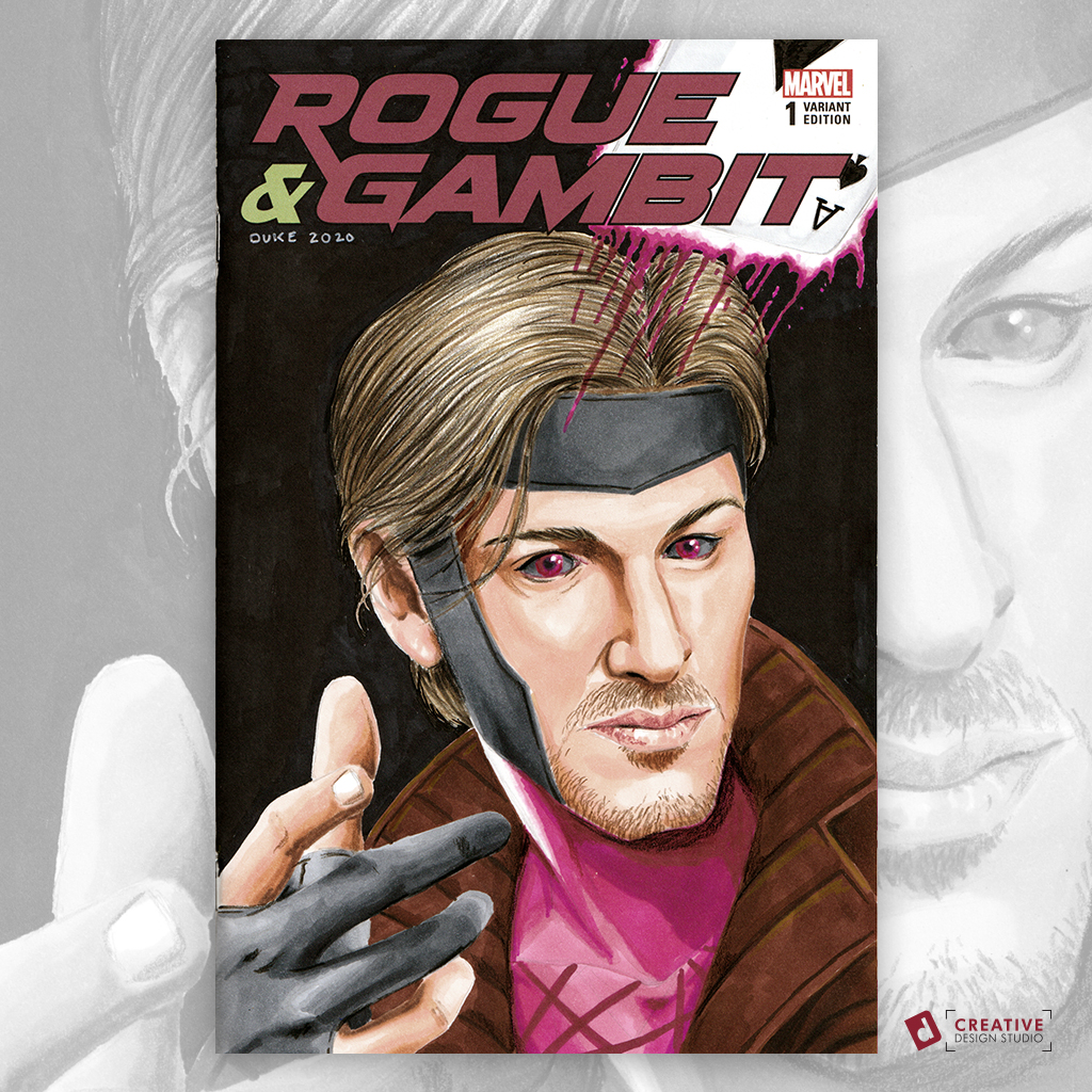 Gambit Sketch Cover by Duke