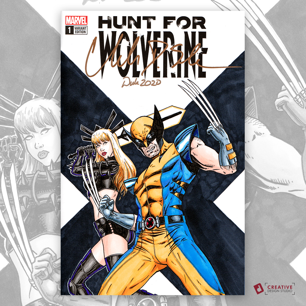 Wolverine Magik Sketch Cover by Duke
