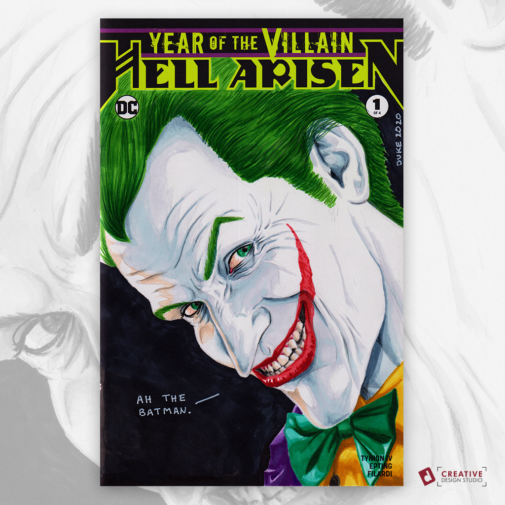 The Joker Sketch Cover by Duke
