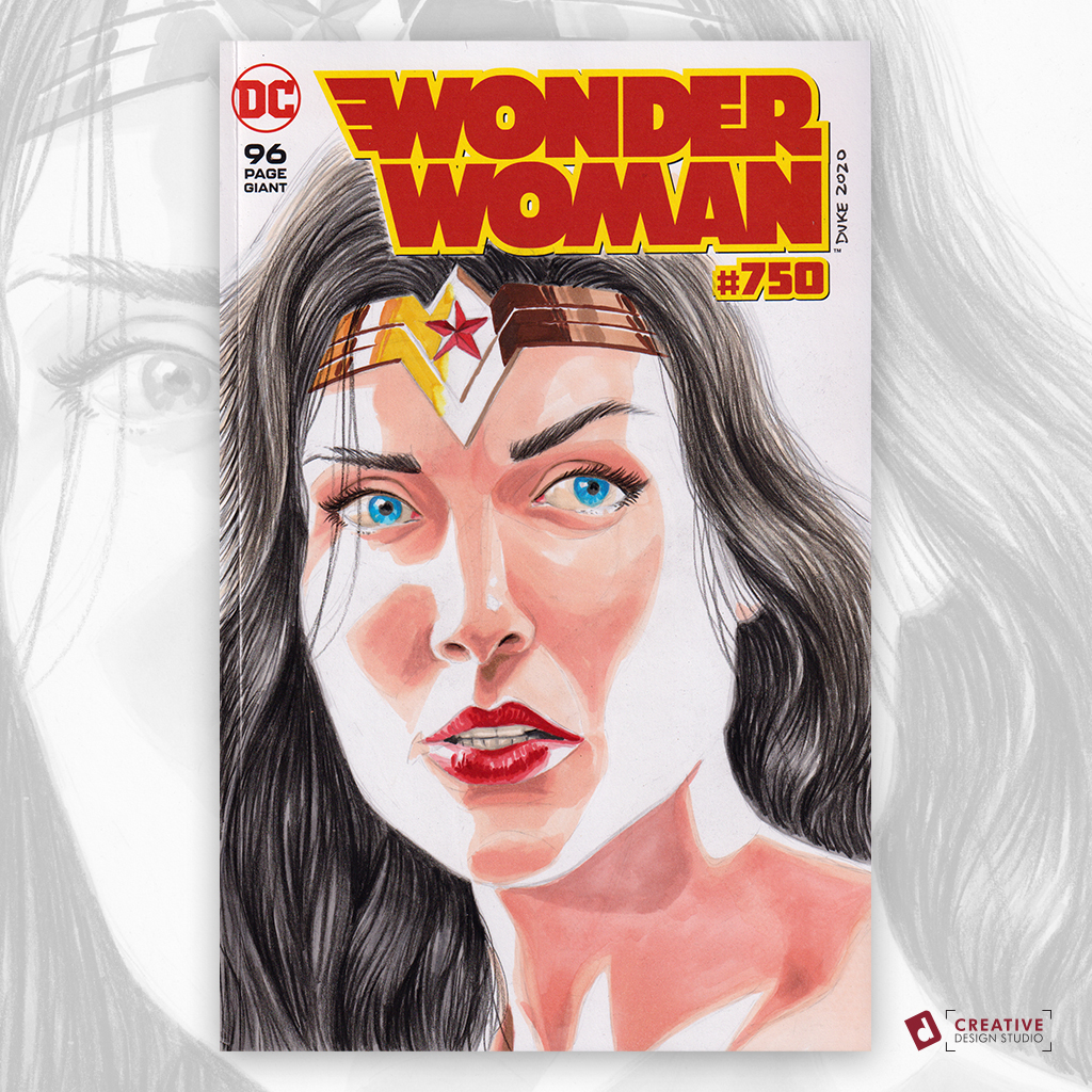 Wonder Woman Sketch Cover by Duke