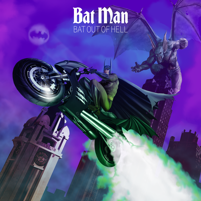 Bat Man - Bat out of Hell by Duke