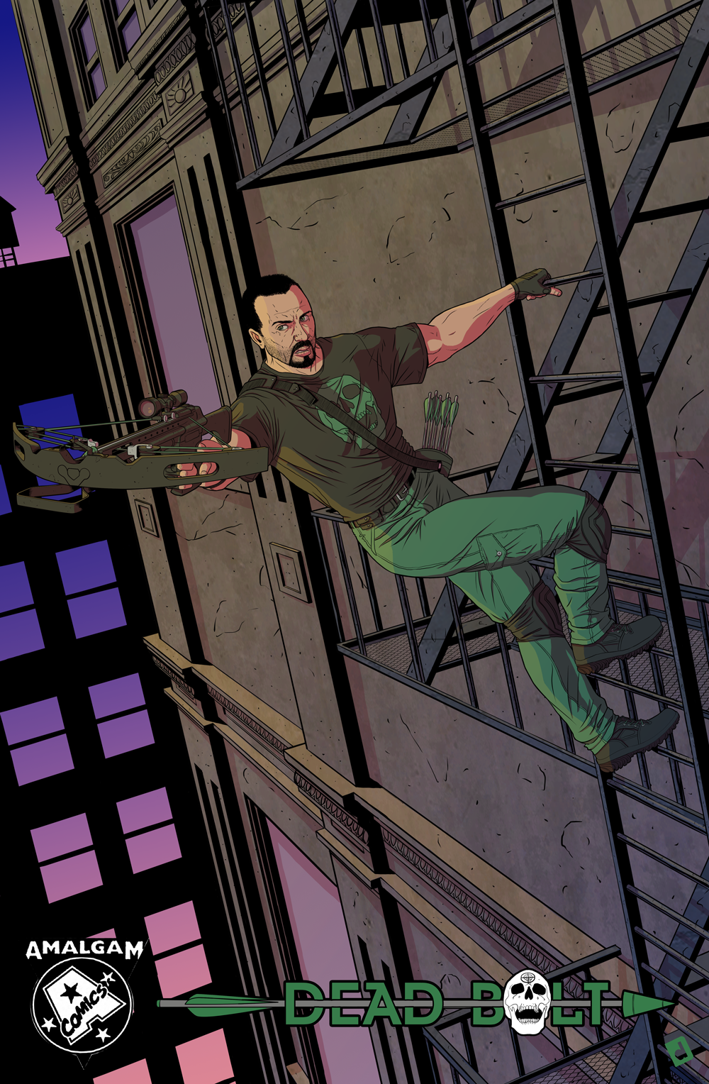 Green Arrow/Punisher = Deadbolt by Duke