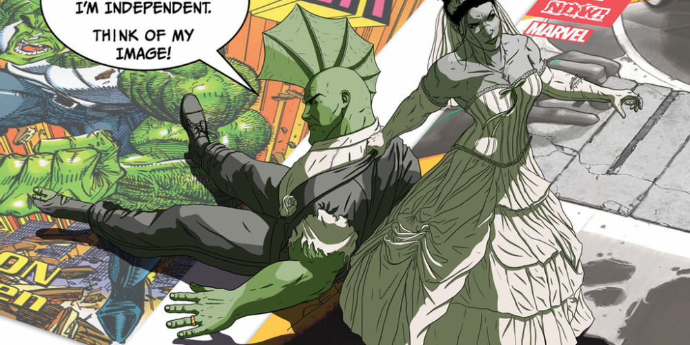 Savage Wedding: She-Hulk and The Savage Dragon by Duke
