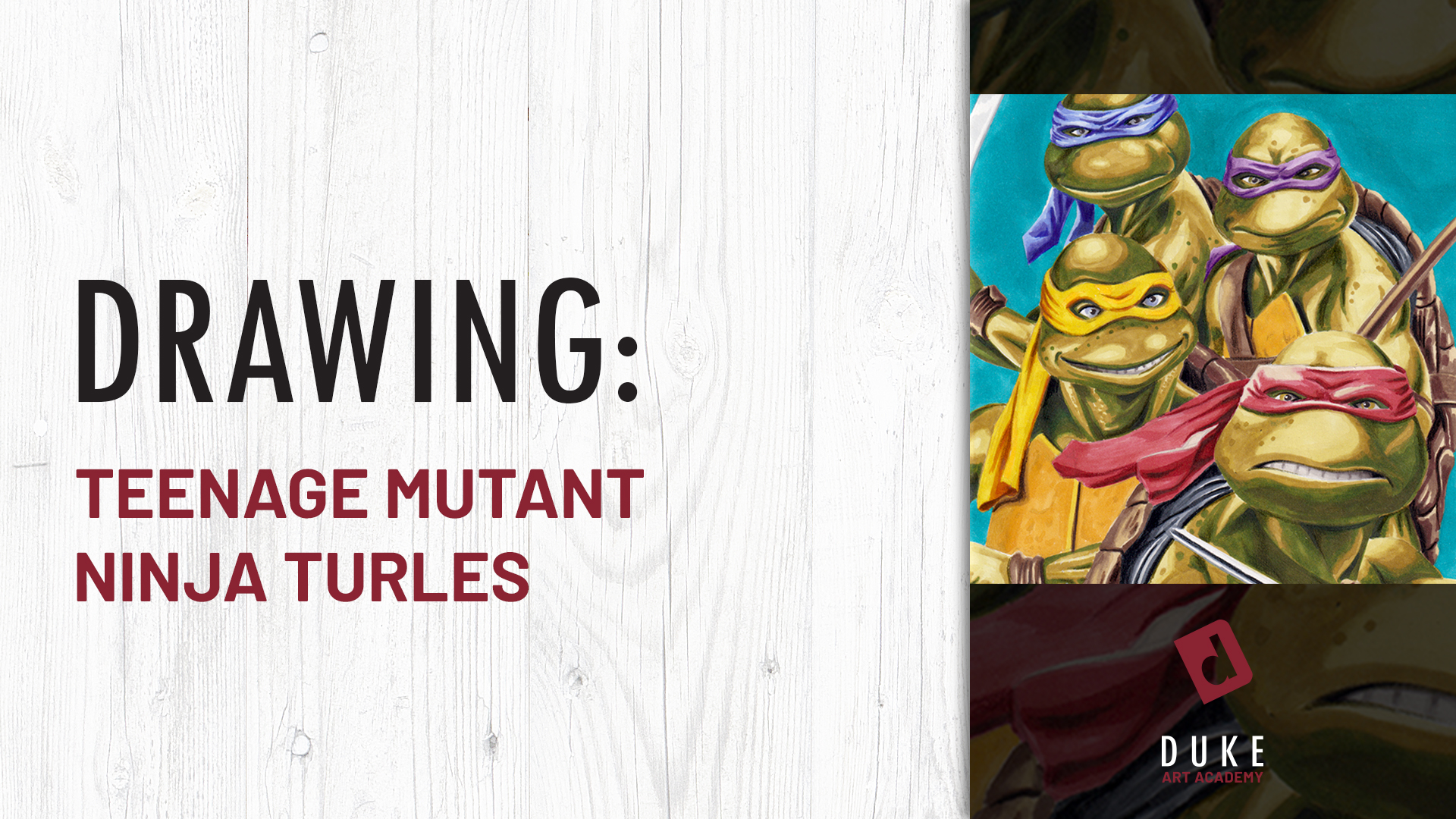 Teenage Mutant Ninja Turtles Sketch Cover by Duke