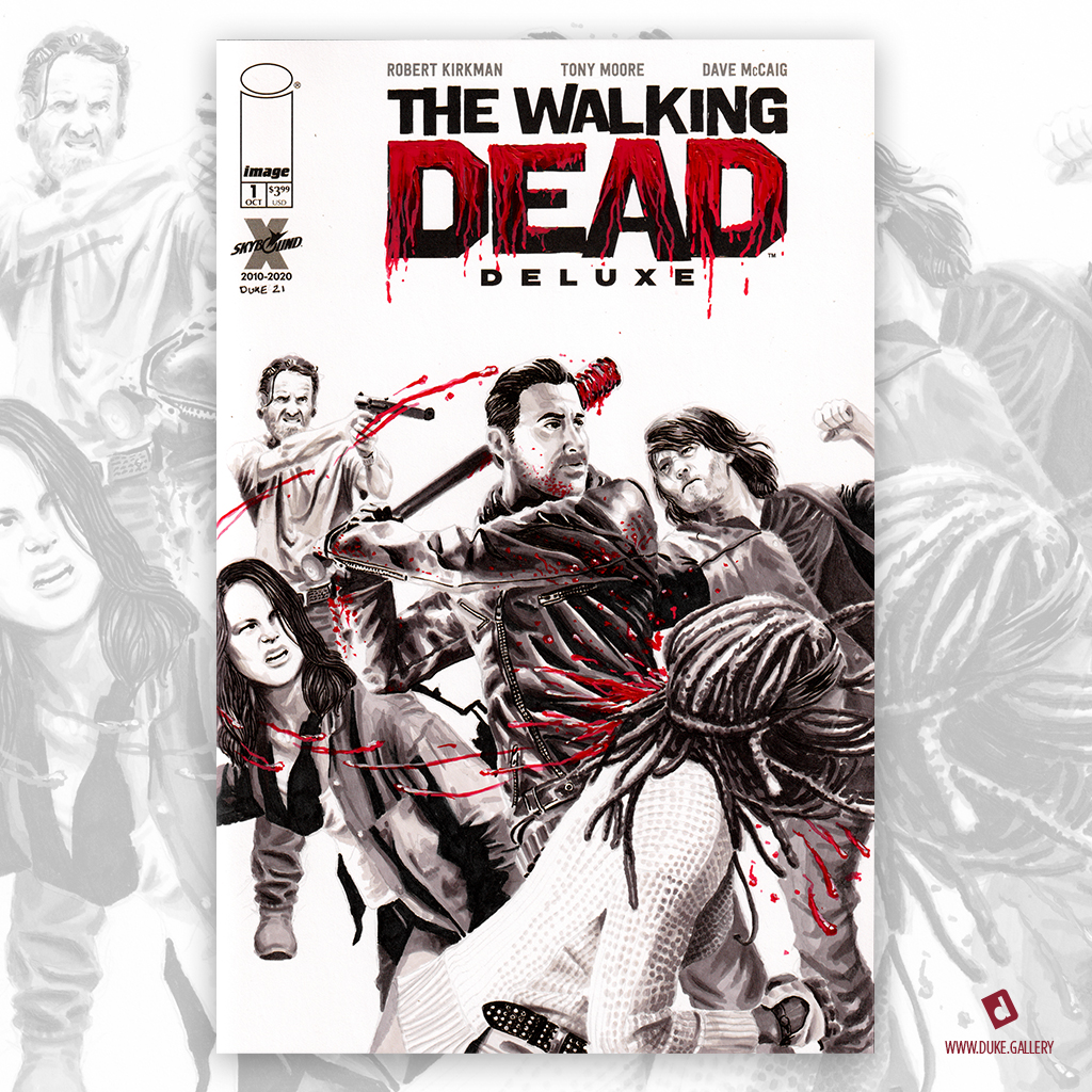 The Walking Dead Sketch Cover by Duke