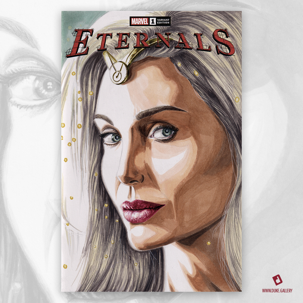 Eternals Sketch Cover by Duke