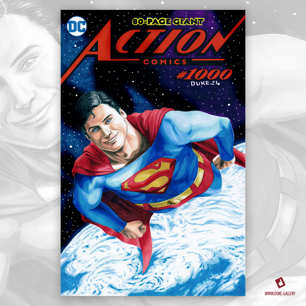 Superman Sketch Cover by Duke