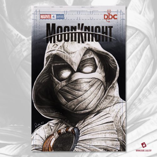 MoonKnight Sketch Cover by Duke