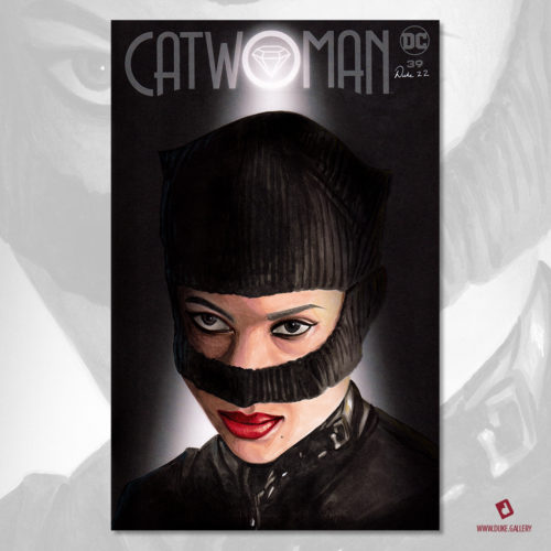 Catwoman Sketch Cover by Duke