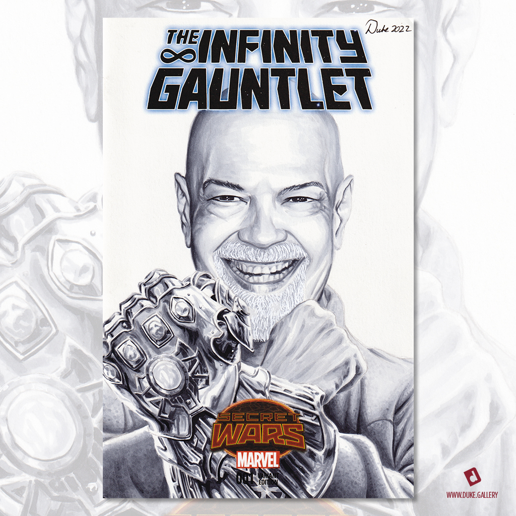 George Perez Sketch Cover by Duke