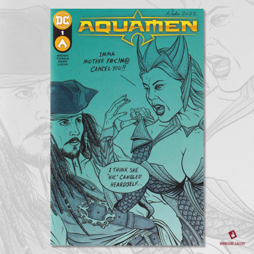Amber Heard vs. Johnny Depp Captain Jack Sparrow vs. Mera by Duke