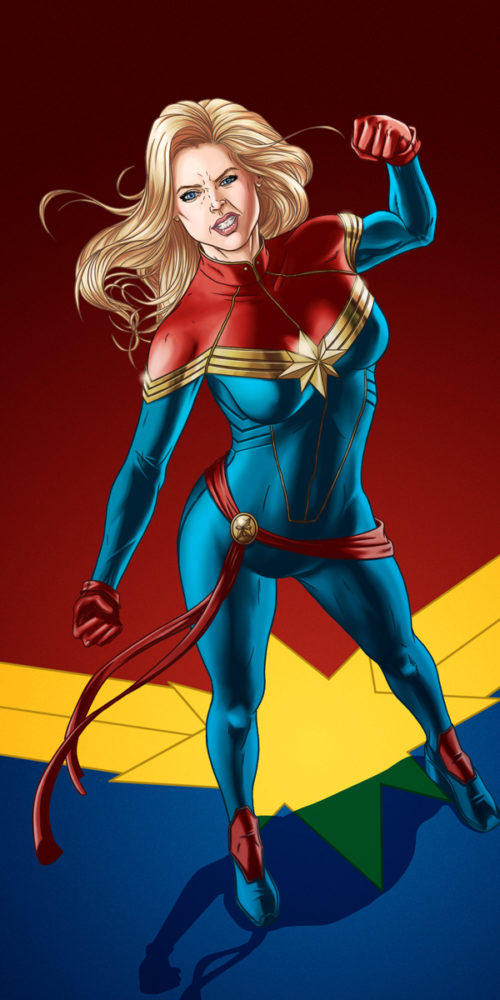 Captain Marvel by Duke