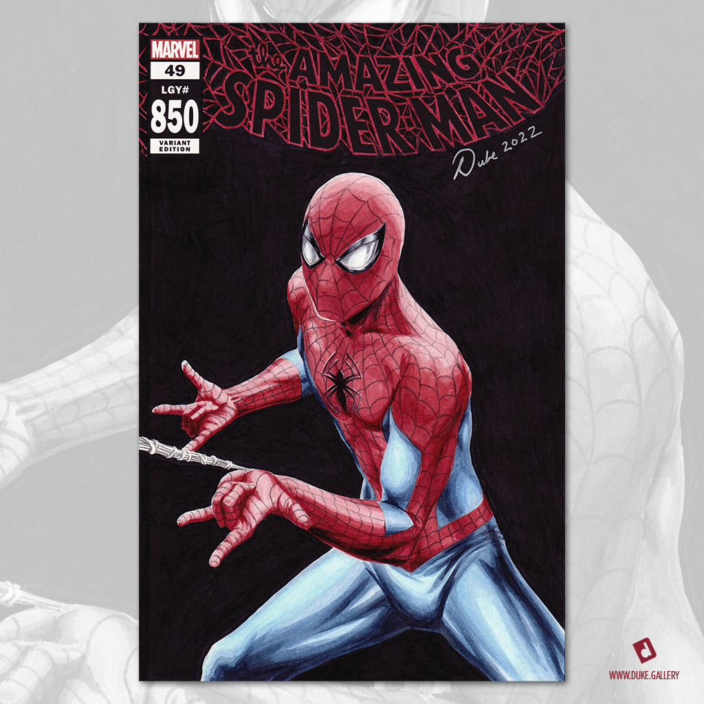 Spider-Man Sketch Cover by Duke