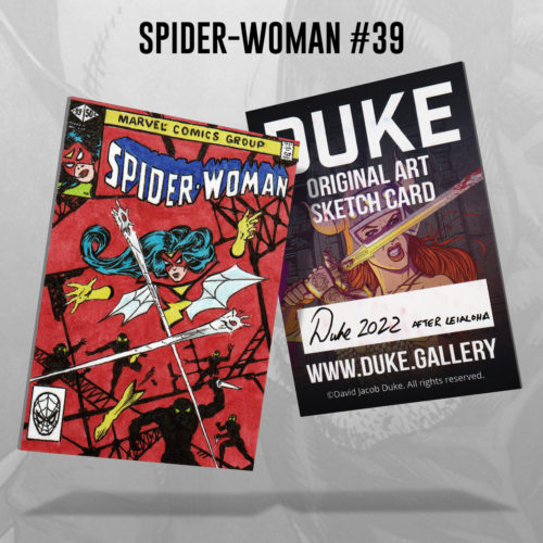 Spider-Woman #39 Sketch Card by Duke
