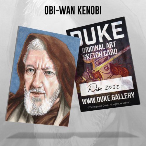 Obi-Wan Kenobi Sketch Card by Duke