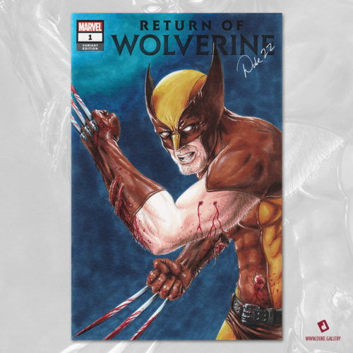 Wolverine Sketch Cover by Duke
