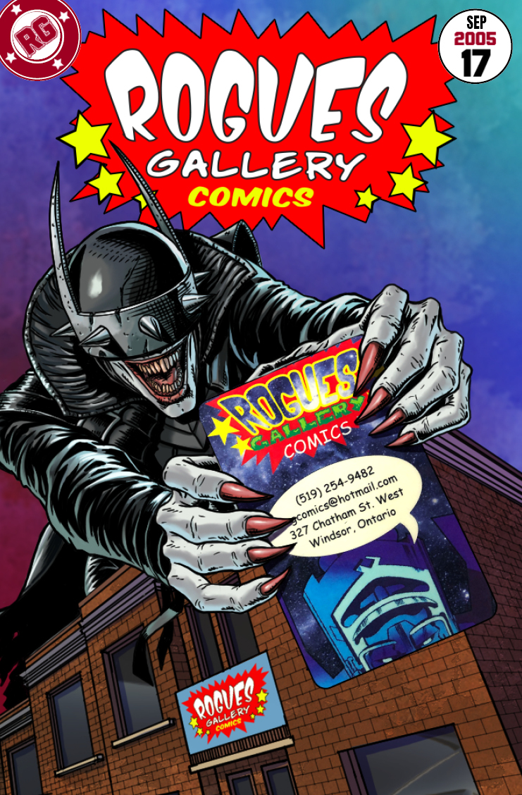 Rogues Gallery Comics Business Card by Duke