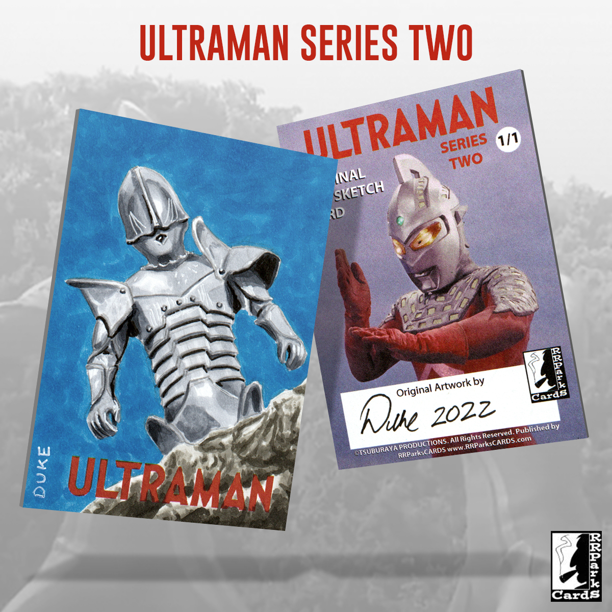 Ultraman Series 2 Sketch Card by Duke