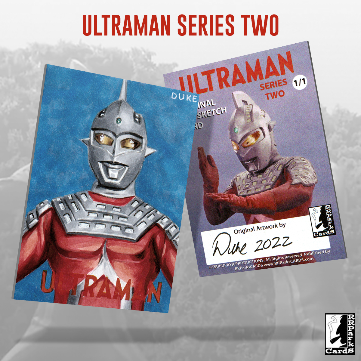 Ultraman Series 2 Sketch Card by Duke