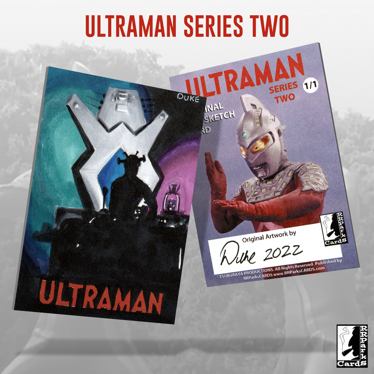 Ultraman Series 2 Sketch Card by Duke