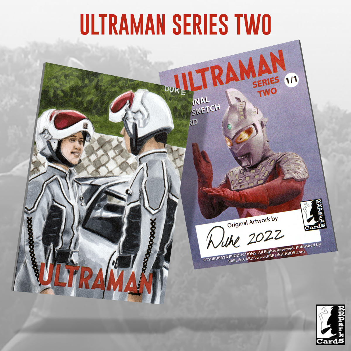 Ultraman Series 2 Sketch Card by Duke