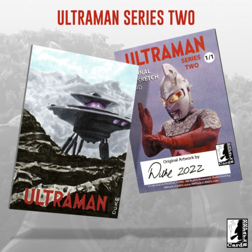 Ultraman Series 2 Sketch Card by Duke