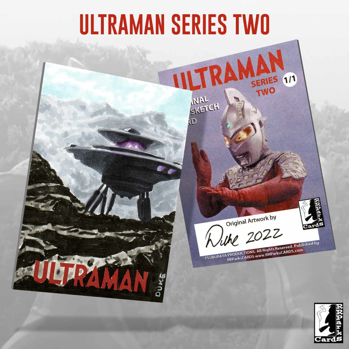 Ultraman Series 2 Sketch Card by Duke
