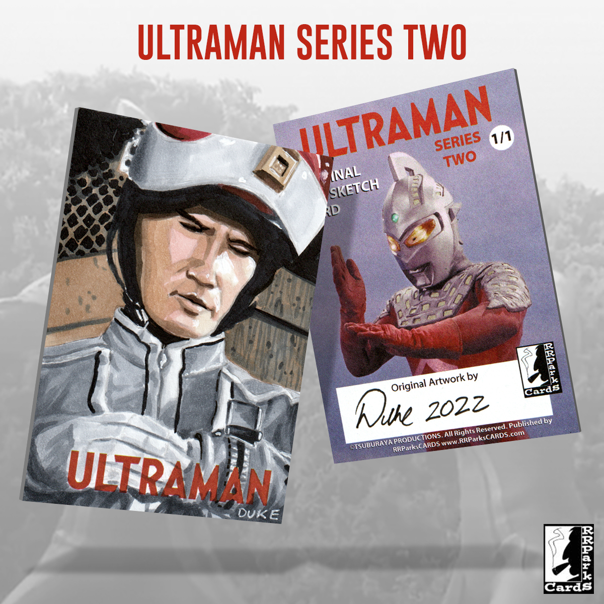 Ultraman Series 2 Sketch Card by Duke
