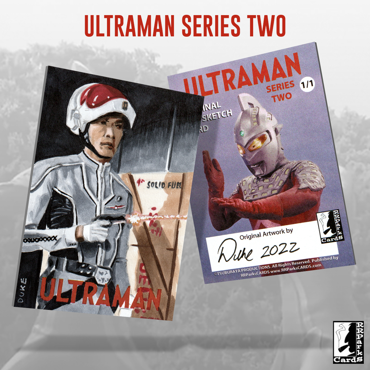 Ultraman Series 2 Sketch Card by Duke