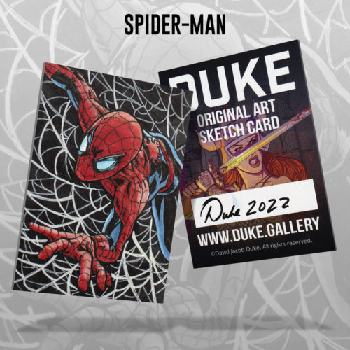 Spider-Man Sketch Card by Duke
