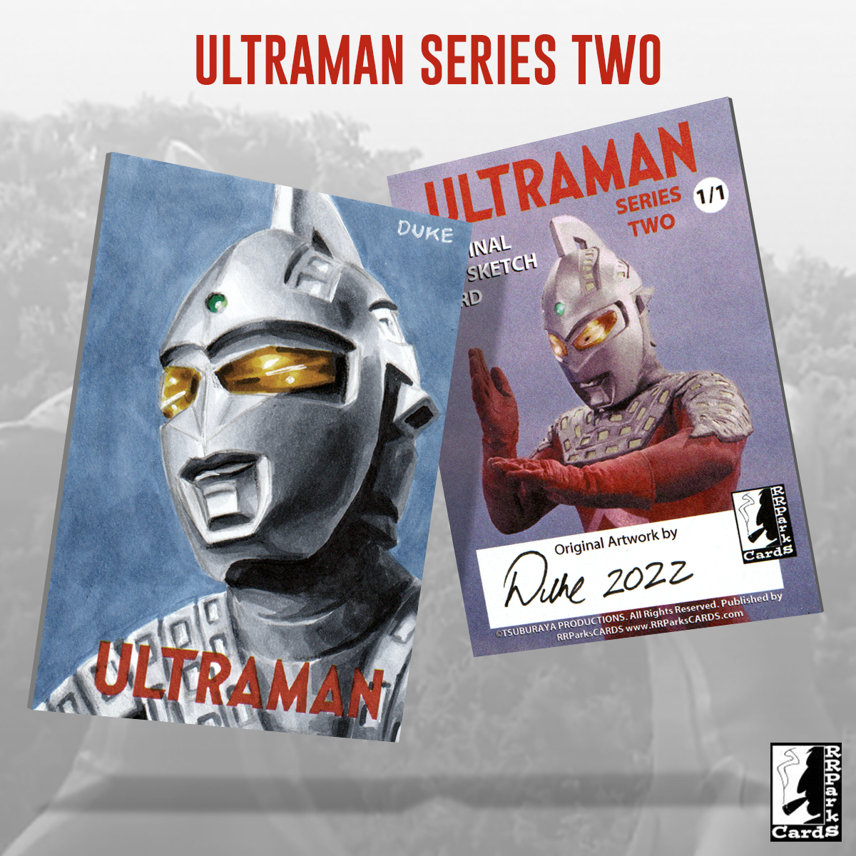 Ultraman Series 2 Sketch Card by Duke