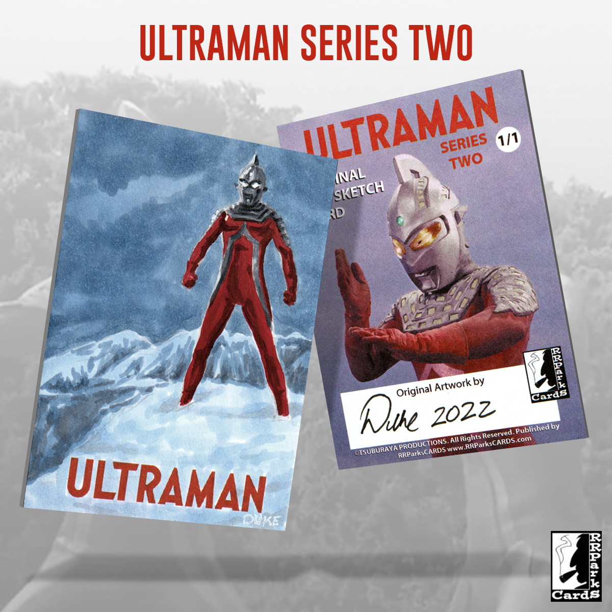 Ultraman Series 2 Sketch Card by Duke