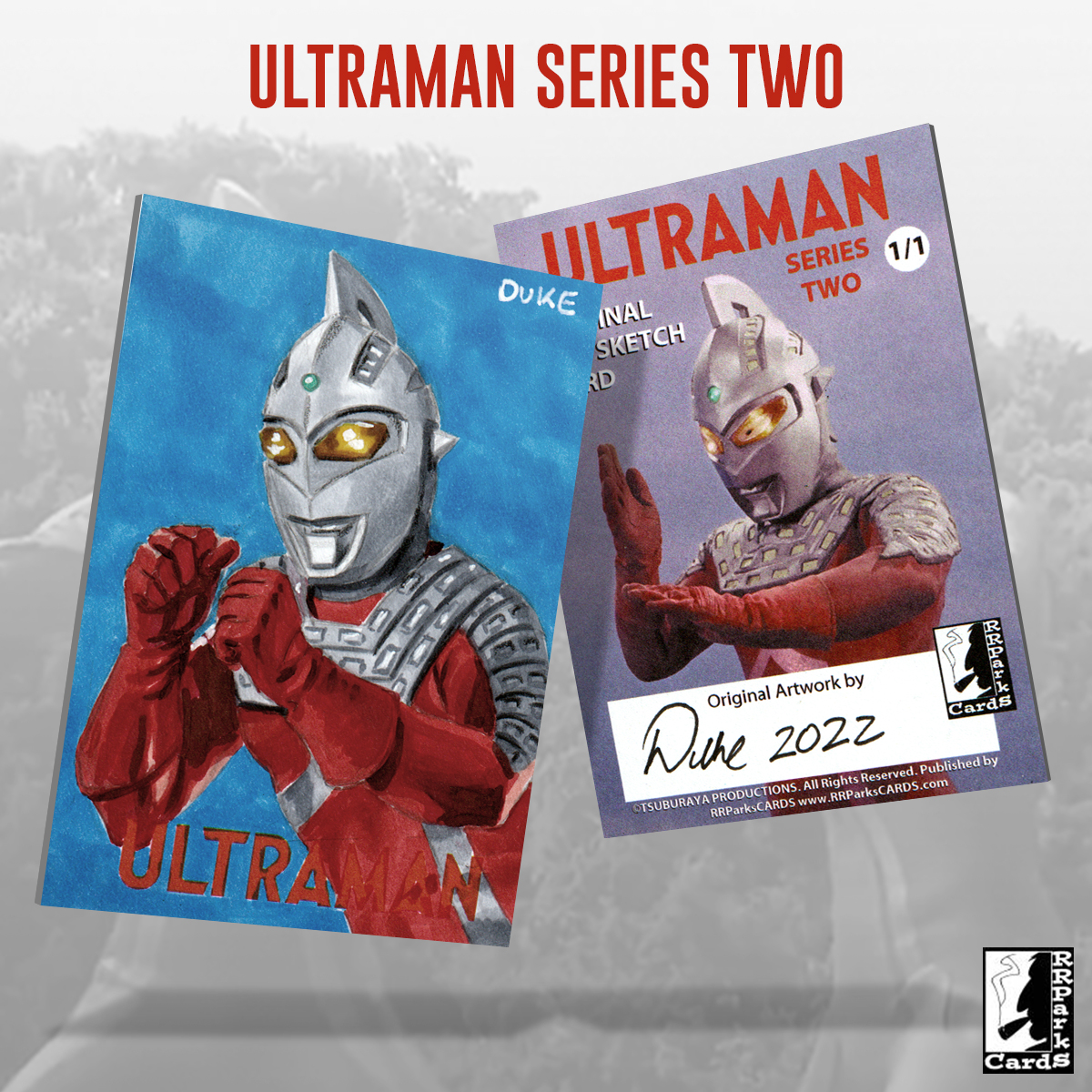 Ultraman Series 2 Sketch Card by Duke