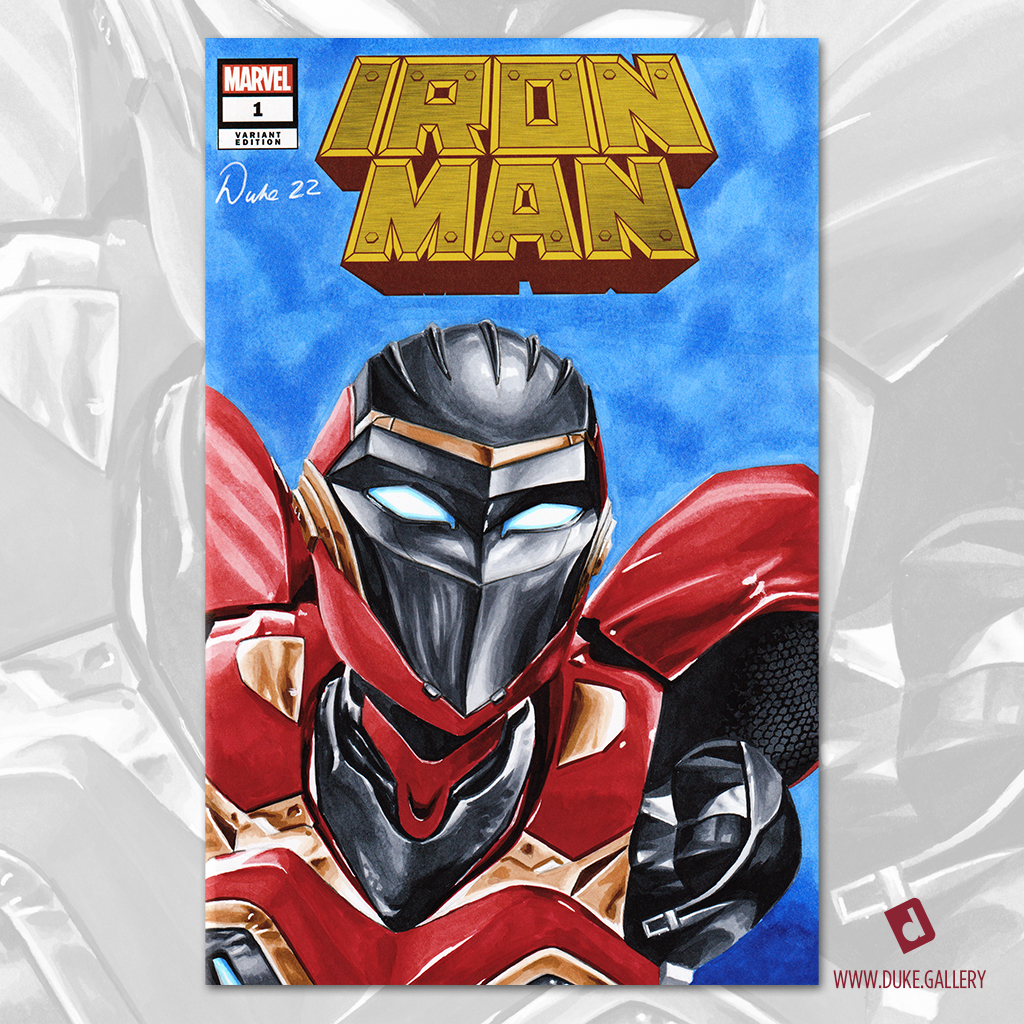 Iron Heart Sketch Cover by Duke